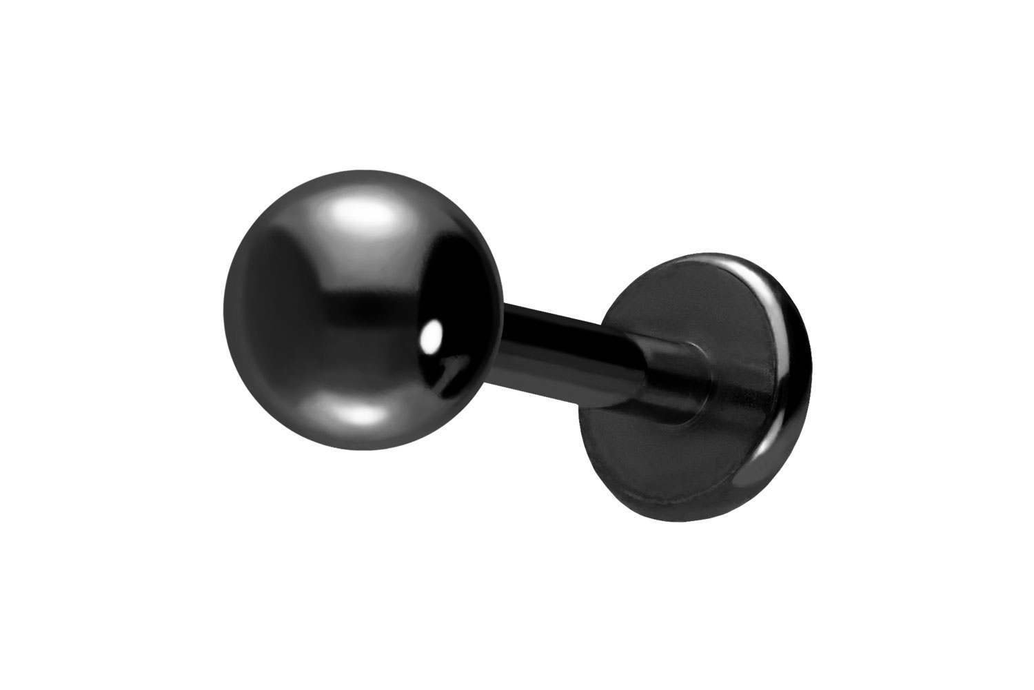 Titan Labret Piercing mit Push Fit